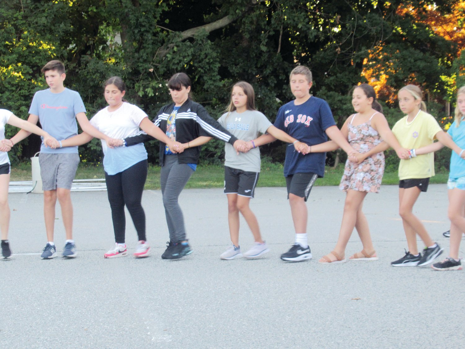 PERFECTING PRACTICE: Children like Owen Sterpis, Ilianna Arsenis, Lily Trikoulis, Stella Andreotis Alex Aresnis, Melina Masganas, Gwyneth Xynellis and Melinia Santoro Brown are among of the many Odyssey Dance Troupe members who’ll perform during this weekend’ 25th Annual Cranston Greek Festival.